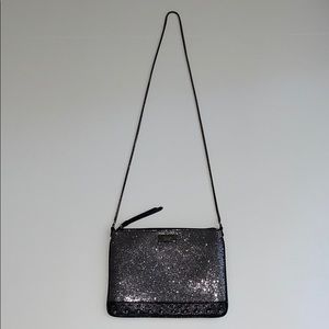 NWOT Victoria’s Secret Black Sparkly Crossbody